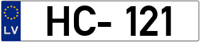 Truck License Plate